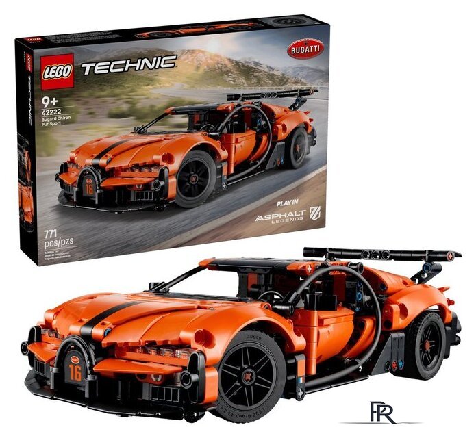 Конструктор LEGO Technic 42222 Bugatti Chiron Pur Sport Hypercar - Изображение №1 — Интернет-магазин ПроЗаказ