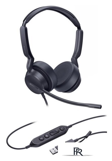 Офисная гарнитура Yealink UH42 Dual UC USB-C/A - Изображение №2 — Интернет-магазин ПроЗаказ