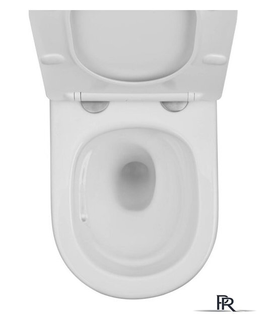 Унитаз подвесной Roxen Antares Tornado в комплекте с инсталляцией Asten Readle Zentralmodul с кнопкой сатин (хром матовый) - Изображение №4 — Интернет-магазин ПроЗаказ