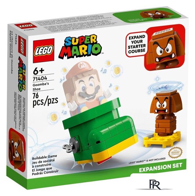 Конструктор LEGO Super Mario 71404 Дополнительный набор Ботинок Гумбы - Изображение №1 — Интернет-магазин ПроЗаказ