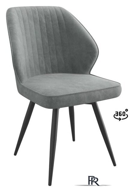 Стул Мамадома Michael-R1 360 (k10 Антрацит замша Lux/черный) - Изображение №1 — Интернет-магазин ПроЗаказ