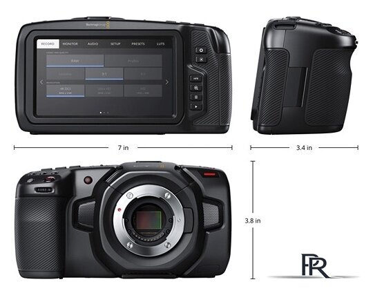 Видеокамера BlackmagicDesign Pocket Cinema Camera 4K - Изображение №7 — Интернет-магазин ПроЗаказ