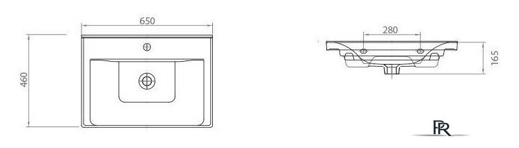  Гамма Тумба с умывальником Гамма Р25оф8 У-65 Сава-2065 - Изображение №4 — Интернет-магазин ПроЗаказ