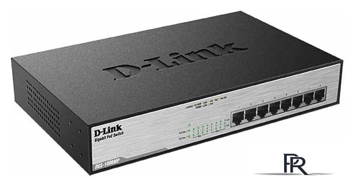 Неуправляемый коммутатор D-Link DGS-1008MP - Изображение №3 — Интернет-магазин ПроЗаказ