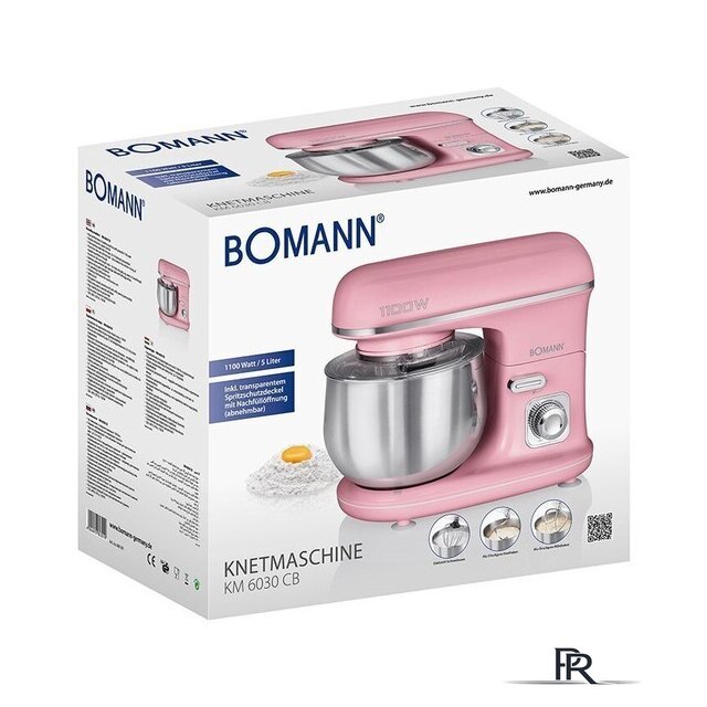 Планетарный миксер Bomann KM 6030 CB (розовый) - Изображение №3 — Интернет-магазин ПроЗаказ