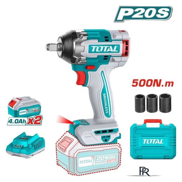 Гайковерт Total TIWLI2050 (с 2-мя АКБ, кейс) - Изображение №1 — Интернет-магазин ПроЗаказ