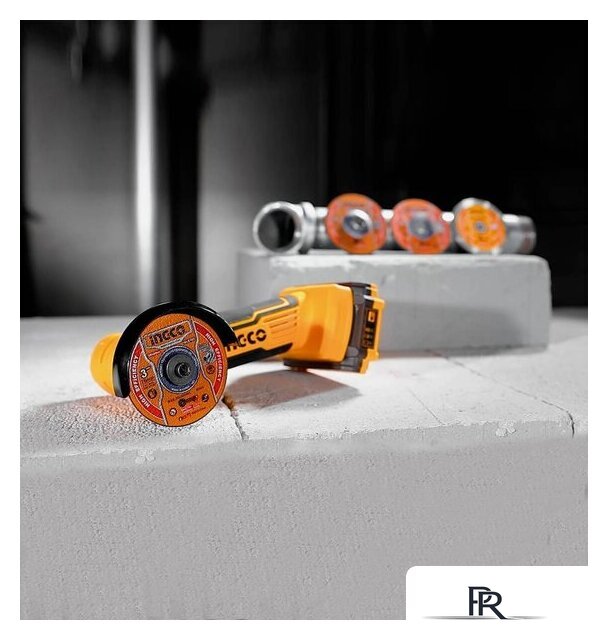 Угловая шлифмашина Ingco CAGLI76012 (с 1-им АКБ, кейс) - Изображение №4 — Интернет-магазин ПроЗаказ