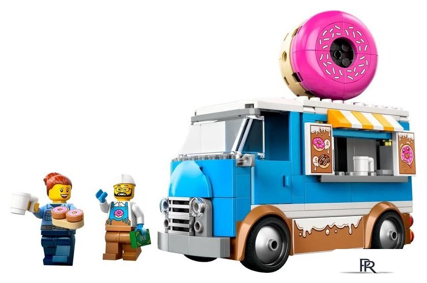 Конструктор LEGO City Грузовик с пончиками 60452 - Изображение №4 — Интернет-магазин ПроЗаказ