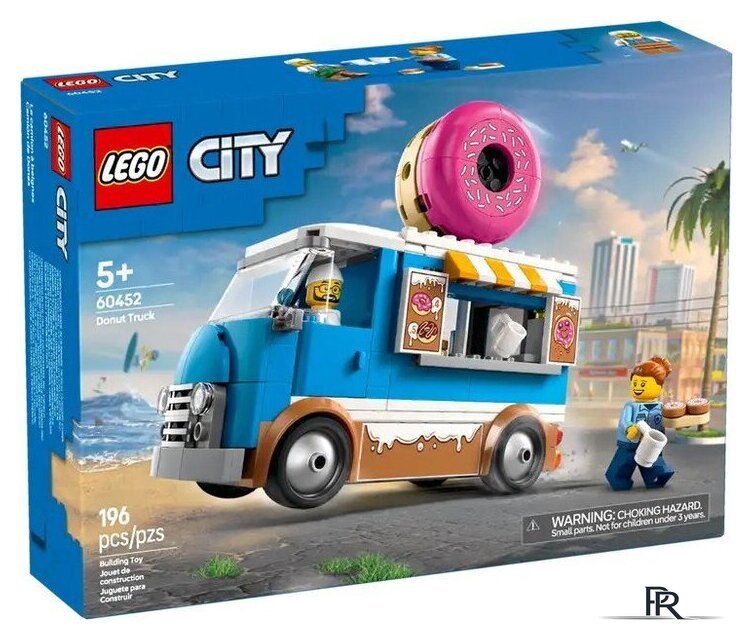 Конструктор LEGO City Грузовик с пончиками 60452 - Изображение №1 — Интернет-магазин ПроЗаказ