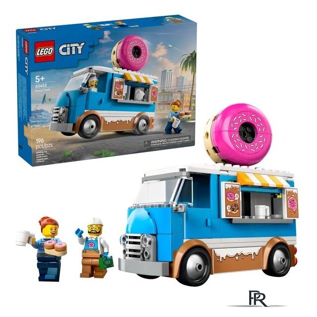 Конструктор LEGO City Грузовик с пончиками 60452 - Изображение №3 — Интернет-магазин ПроЗаказ