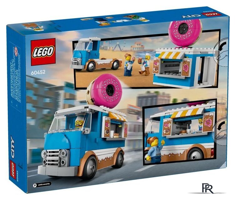 Конструктор LEGO City Грузовик с пончиками 60452 - Изображение №2 — Интернет-магазин ПроЗаказ