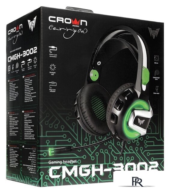 Наушники CrownMicro CMGH-3002 - Изображение №6 — Интернет-магазин ПроЗаказ