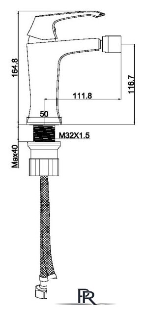 Смеситель Maxonor Pure Life PL5088-16 - Изображение №3 — Интернет-магазин ПроЗаказ