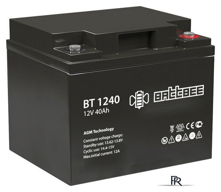 Аккумулятор для ИБП BattBee BT 1240 (12В/40Ач) - Изображение №1 — Интернет-магазин ПроЗаказ