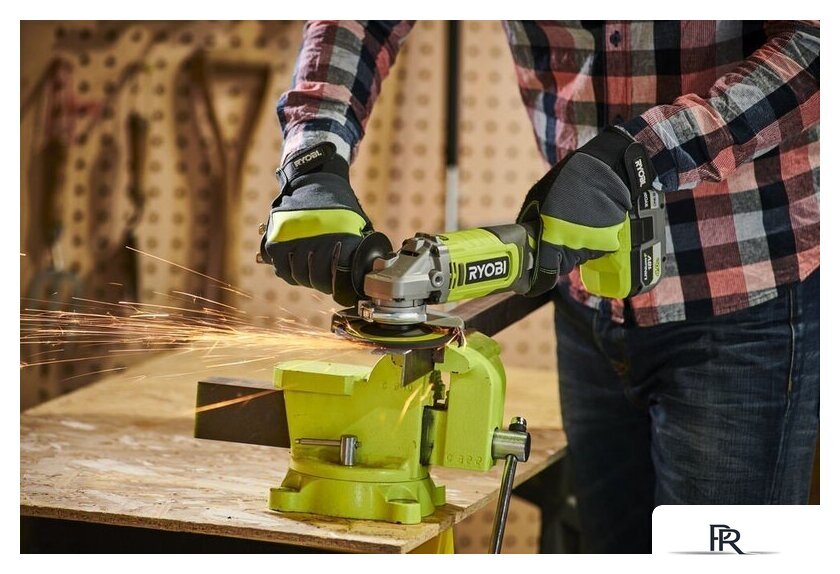 Угловая шлифмашина Ryobi RAG18125-0 5133005403 (без АКБ) - Изображение №9 — Интернет-магазин ПроЗаказ