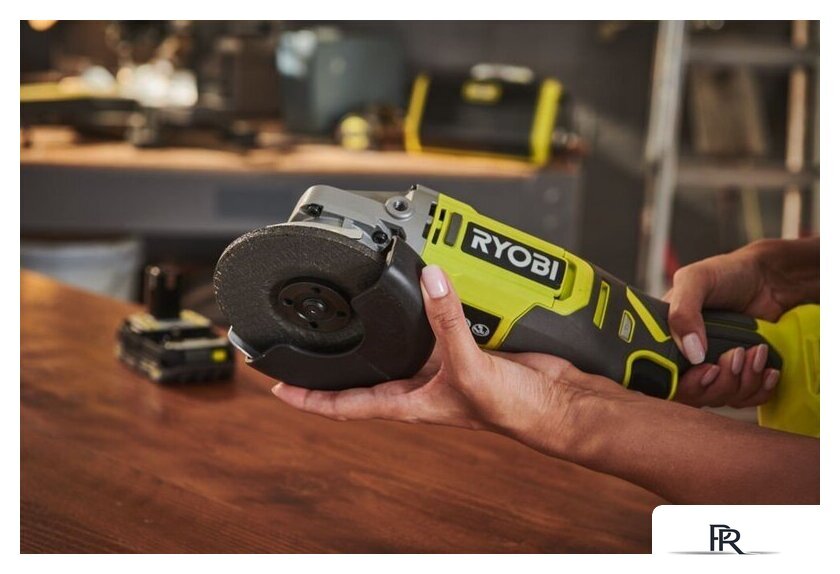 Угловая шлифмашина Ryobi RAG18125-0 5133005403 (без АКБ) - Изображение №8 — Интернет-магазин ПроЗаказ