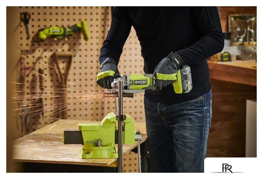 Угловая шлифмашина Ryobi RAG18125-0 5133005403 (без АКБ) - Изображение №10 — Интернет-магазин ПроЗаказ