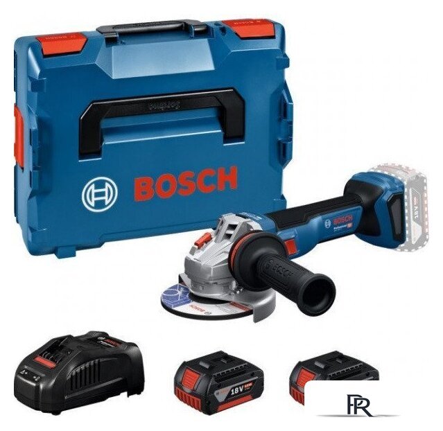 Угловая шлифмашина Bosch GWS 18V-8 Professional 06019N9003 (с 2-мя АКБ, кейс) - Изображение №1 — Интернет-магазин ПроЗаказ