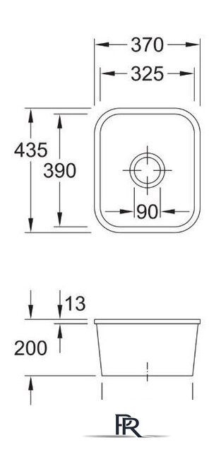 Кухонная мойка Villeroy & Boch Cisterna 45 670402TR - Изображение №1 — Интернет-магазин ПроЗаказ