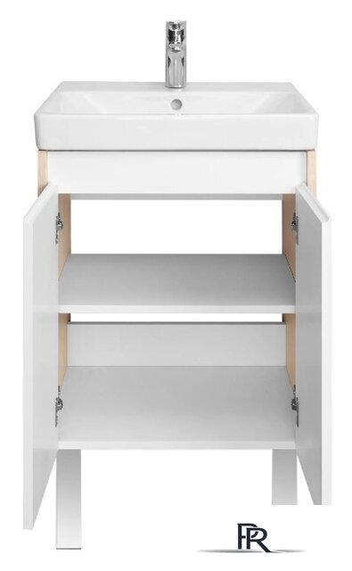  Акватон Тумба под умывальник Сканди Doors 55 1A278801SDB20 (белый/дуб верона) - Изображение №2 — Интернет-магазин ПроЗаказ