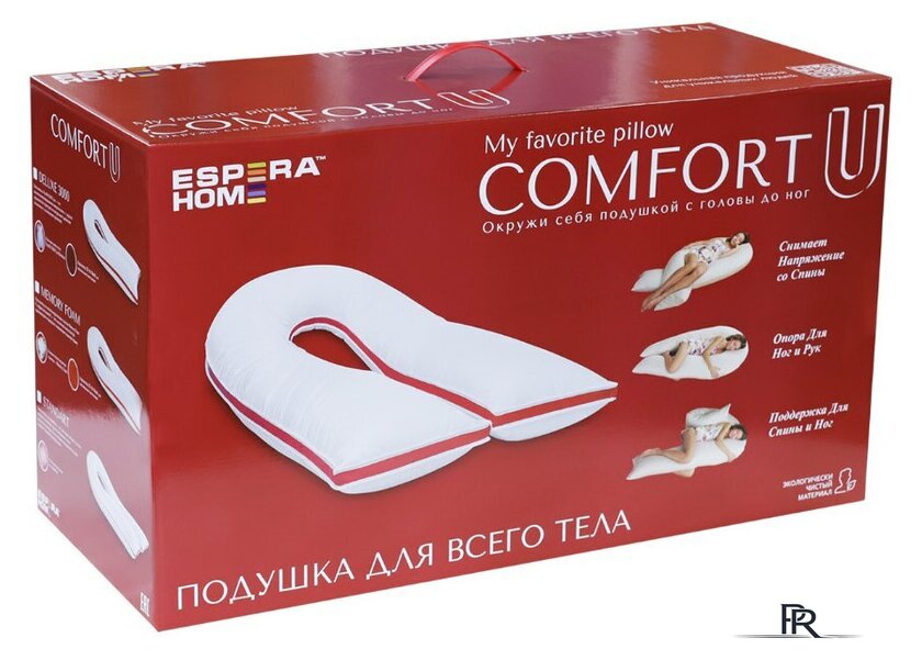 Спальная подушка Espera Home Comfort-u Standart ЕС-2033 - Изображение №3 — Интернет-магазин ПроЗаказ