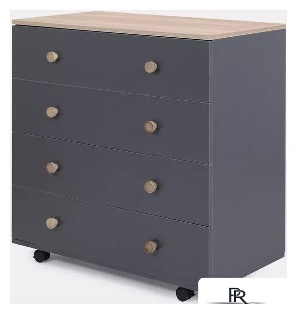 Детский комод Rant Elsa Pro 800/3 (moon grey) - Изображение №8 — Интернет-магазин ПроЗаказ