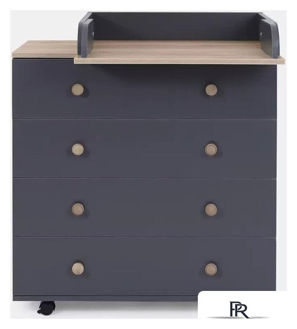 Детский комод Rant Elsa Pro 800/3 (moon grey) - Изображение №6 — Интернет-магазин ПроЗаказ