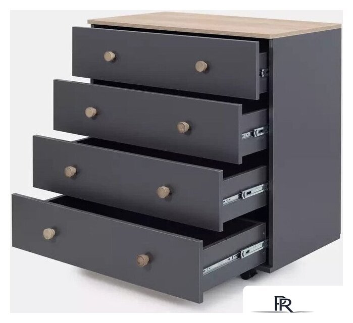 Детский комод Rant Elsa Pro 800/3 (moon grey) - Изображение №10 — Интернет-магазин ПроЗаказ