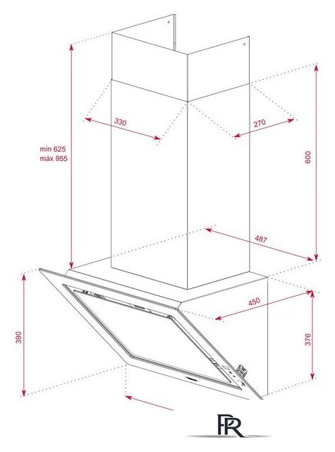 Кухонная вытяжка TEKA DLV 68660 112930026 (кирпич) - Изображение №12 — Интернет-магазин ПроЗаказ