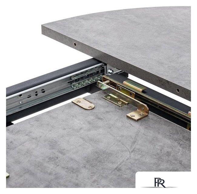 Кухонный стол Мебель Импэкс Leset Капри (камень темный/черный) - Изображение №5 — Интернет-магазин ПроЗаказ