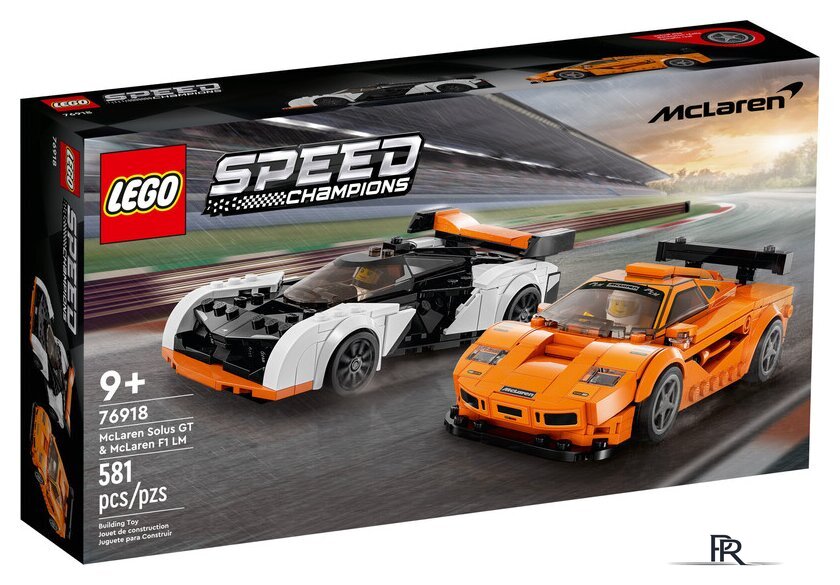 Конструктор LEGO Speed Champions 76918 McLaren Solus GT и McLaren F1 LM - Изображение №1 — Интернет-магазин ПроЗаказ