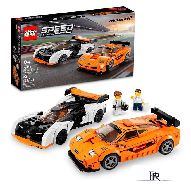Конструктор LEGO Speed Champions 76918 McLaren Solus GT и McLaren F1 LM - Изображение №11 — Интернет-магазин ПроЗаказ