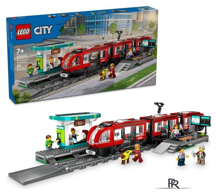 Конструктор LEGO City 60423 Трамвай и станция в центре города - Изображение №3 — Интернет-магазин ПроЗаказ