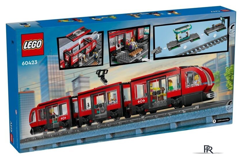 Конструктор LEGO City 60423 Трамвай и станция в центре города - Изображение №2 — Интернет-магазин ПроЗаказ