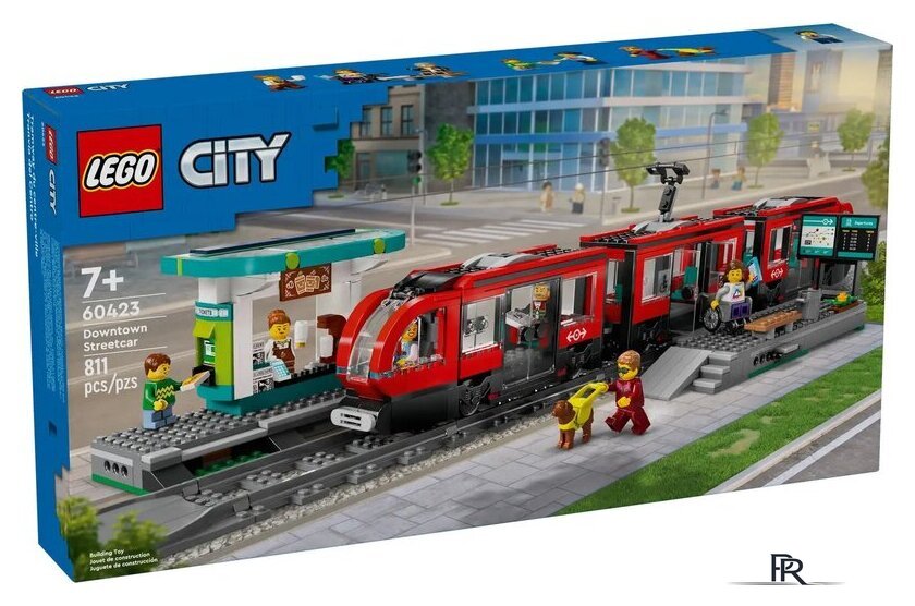 Конструктор LEGO City 60423 Трамвай и станция в центре города - Изображение №1 — Интернет-магазин ПроЗаказ
