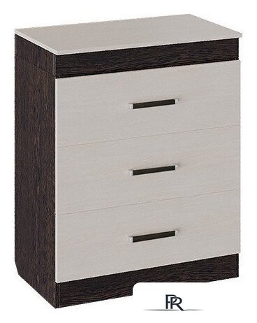 Комод Трия Со встроенной гладильной доской (венге цаво/дуб белфорт) - Изображение №2 — Интернет-магазин ПроЗаказ