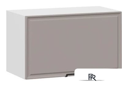 Шкаф навесной Трия Белладжио 1ВВ6Г с одной откидной дверью (белый/софт капучино) - Изображение №1 — Интернет-магазин ПроЗаказ