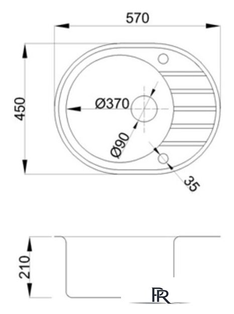Кухонная мойка БелЭворс New Lux L + смеситель W74004-2 + дозатор L405F (черный) - Изображение №9 — Интернет-магазин ПроЗаказ