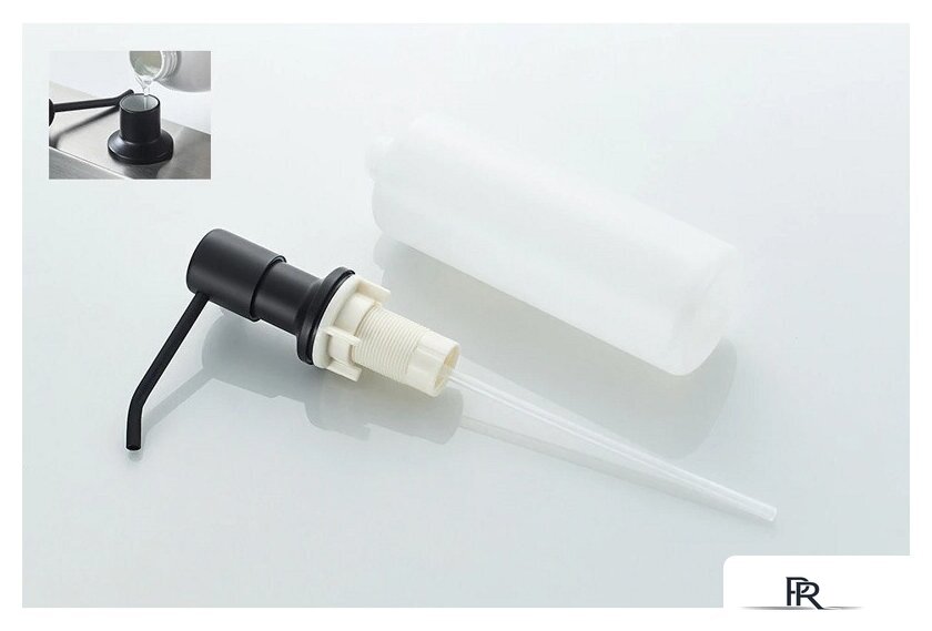 Кухонная мойка БелЭворс New Lux L + смеситель W74004-2 + дозатор L405F (черный) - Изображение №4 — Интернет-магазин ПроЗаказ