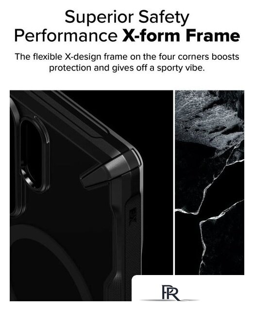 Чехол для телефона Ringke Fusion X Magnetic для Galaxy S25 Ultra Black - Изображение №4 — Интернет-магазин ПроЗаказ