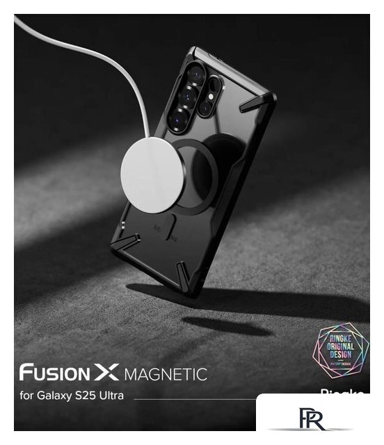 Чехол для телефона Ringke Fusion X Magnetic для Galaxy S25 Ultra Black - Изображение №2 — Интернет-магазин ПроЗаказ