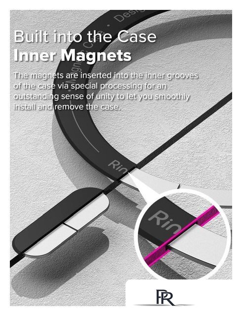 Чехол для телефона Ringke Fusion X Magnetic для Galaxy S25 Ultra Black - Изображение №9 — Интернет-магазин ПроЗаказ