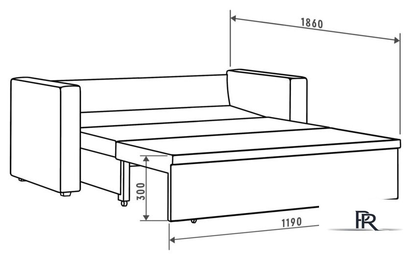 Диван Mio Tesoro Тунне SB2 (Ripple 235 Cappuccino) - Изображение №8 — Интернет-магазин ПроЗаказ