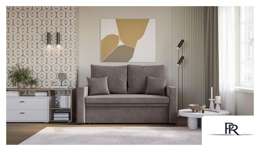 Диван Mio Tesoro Тунне SB2 (Ripple 235 Cappuccino) - Изображение №5 — Интернет-магазин ПроЗаказ