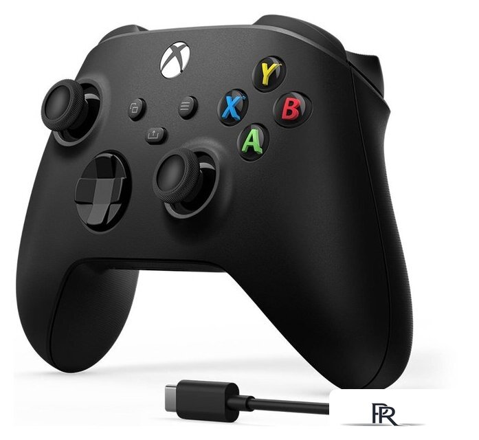 Геймпад Microsoft Xbox + USB-C кабель (черный) - Изображение №2 — Интернет-магазин ПроЗаказ