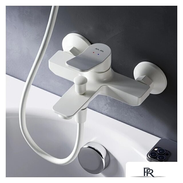 Смеситель AM.PM X-Joy F85A10033 (белый) - Изображение №1 — Интернет-магазин ПроЗаказ
