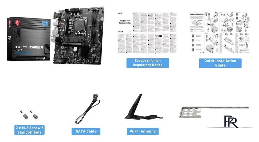 Материнская плата MSI B760M Bomber WiFi - Изображение №6 — Интернет-магазин ПроЗаказ