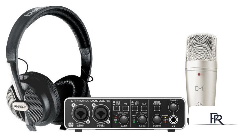 Комплект для звукозаписи Behringer U-Phoria Studio Pro - Изображение №1 — Интернет-магазин ПроЗаказ
