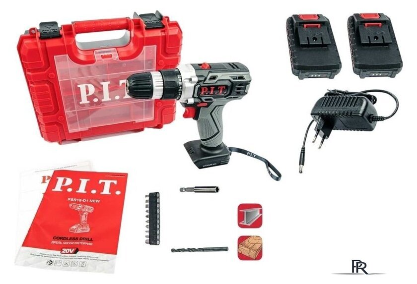 Дрель-шуруповерт P.I.T. PSR18-D1 New (с 2-мя АКБ, кейс) - Изображение №1 — Интернет-магазин ПроЗаказ