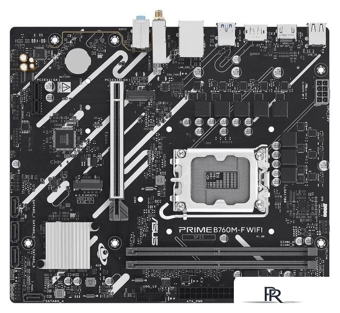 Материнская плата ASUS Prime B760M-F WiFi - Изображение №2 — Интернет-магазин ПроЗаказ